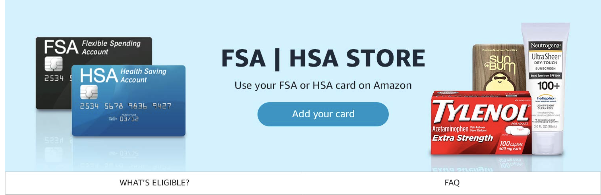 Do you accept HSA and FSA cards?, Sequencing