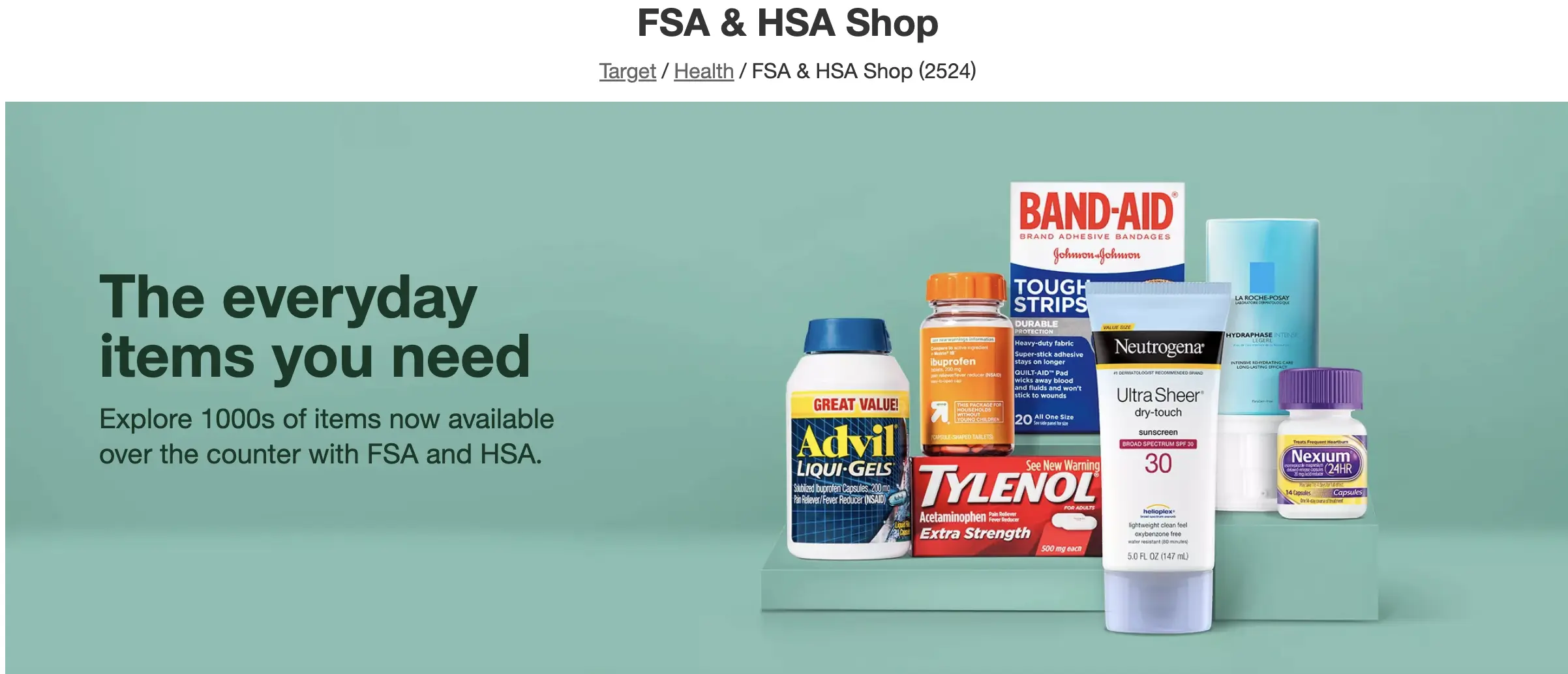 FDA-Approved : FSA & HSA Shop : Target